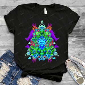 Psychedelic Trance Inspired 35 - Vintage Men's Shirt Tshirt For Women Classic Handmade Shirt Retro Graphic Tee