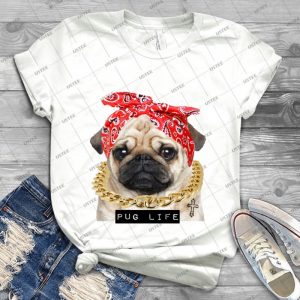 Pug Life - Trending Shirt For Women Vintage Retro Tee For Men Kid's T-Shirt Handmade Shirt