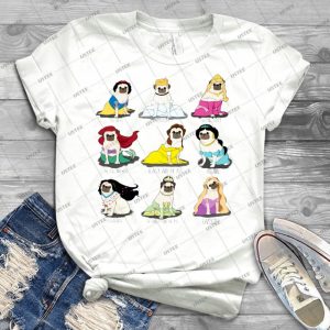 Pug Princesses - Best Unisex Trending Handmade T-shirt Gift Idea For Men T-shirt For Woman