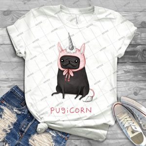 Pugicorn - Best Unisex Trending Handmade T-shirt Gift Idea For Men T-shirt For Woman