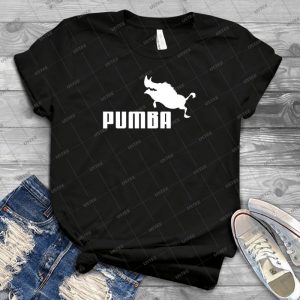 Pumba Logo 74 - Vintage Men's Shirt Tshirt For Women Classic Handmade Shirt Retro Graphic Tee