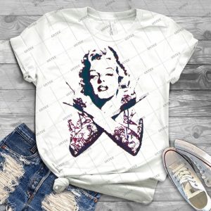 Punk Marilyn 82 - Vintage Men's Shirt Tshirt For Women Classic Handmade Shirt Retro Graphic Tee