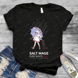Pure White Salt Mage 21 - Vintage Men's Shirt Tshirt For Women Classic Handmade Shirt Retro Graphic Tee