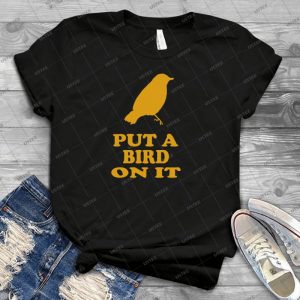 Put A Bird On It - Portlandia 2 - Vintage Men's Shirt Tshirt For Women Classic Handmade Shirt Retro Graphic Tee