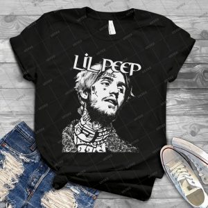 R-I-P Lil Peep-Fan Tribute White - Gift Idea Shirt For Men Tee For Women Classic Retro Vintage Graphic T-Shirt