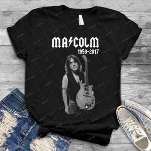 R-I-P Malcolm Young -Rare Limited Edition Vintage Shirt- - Best Unisex Trending Handmade T-shirt Gift Idea For Men T-shirt For Woman