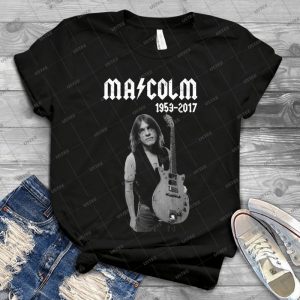 R-I-P Malcolm Young -Rare Limited Edition Vintage Shirt- - Vintage Men's Shirt Tshirt For Women Classic Handmade Shirt Retro Graphic Tee