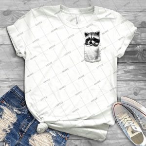 Raccoon T Shirt 83 - Vintage Men's Shirt Tshirt For Women Classic Handmade Shirt Retro Graphic Tee