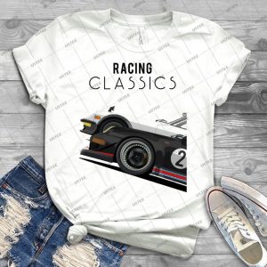 Racing Classics 53 - Vintage Men's Shirt Tshirt For Women Classic Handmade Shirt Retro Graphic Tee