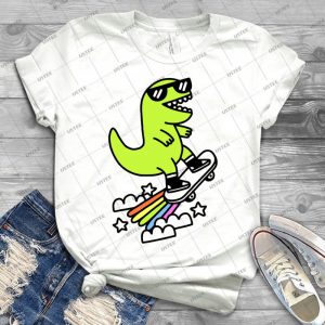 Rad Rex T Shirt - Gift Idea Shirt For Men Tee For Women Classic Retro Vintage Graphic T-Shirt