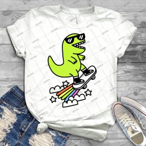 Rad Rex T Shirt 32 - Trending Shirt For Women Vintage Retro Tee For Men Kid's T-Shirt Handmade Shirt