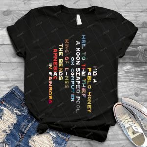 Radiohead Discography 47 - Vintage Men's Shirt Tshirt For Women Classic Handmade Shirt Retro Graphic Tee