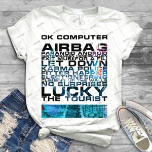 Radiohead Ok Computer - Best Unisex Trending Handmade T-shirt Gift Idea For Men T-shirt For Woman