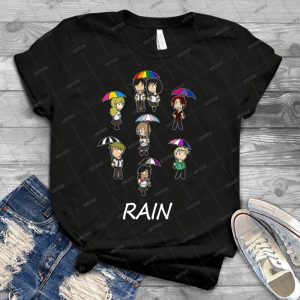 Rain - Chibi Cast 9 - Best Unisex Trending Handmade T-shirt Gift Idea For Men T-shirt For Woman