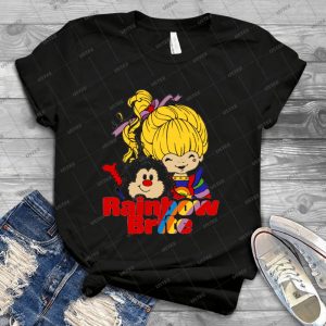 Rainbow Brite - Groupe - Rainbow &Amp; Twink - Grand - Couleur 2 - Vintage Men's Shirt Tshirt For Women Classic Handmade Shirt Retro Graphic Tee
