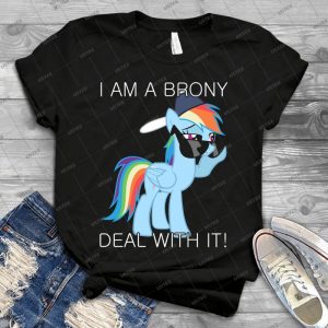 Rainbow Dash Brony - Gift Idea Shirt For Men Tee For Women Classic Retro Vintage Graphic T-Shirt