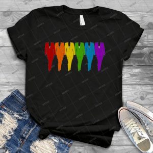 Rainbow Of Pantsuits - Best Unisex Trending Handmade T-shirt Gift Idea For Men T-shirt For Woman