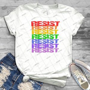 Rainbow Resist 12 - Best Unisex Trending Handmade T-shirt Gift Idea For Men T-shirt For Woman