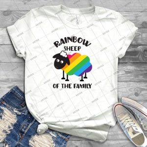 Rainbow Sheep Of The Family Lgbt Pride - Best Unisex Trending Handmade T-shirt Gift Idea For Men T-shirt For Woman