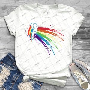 Rainbow Slash - Best Unisex Trending Handmade T-shirt Gift Idea For Men T-shirt For Woman