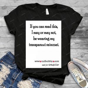 Raincoat 31 - Vintage Men's Shirt Tshirt For Women Classic Handmade Shirt Retro Graphic Tee