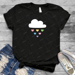 Raining Hearts 70 - Trending Shirt For Women Vintage Retro Tee For Men Kid's T-Shirt Handmade Shirt
