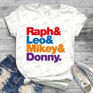 Raph & Leo & Mikey & Donny- 24 - Best Unisex Trending Handmade T-shirt Gift Idea For Men T-shirt For Woman