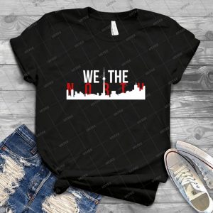 Raptors We The North Toronto Skyline - Gift Idea Shirt For Men Tee For Women Classic Retro Vintage Graphic T-Shirt