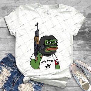 Rare Pepe Frog Pepe Power - Gift Idea Shirt For Men Tee For Women Classic Retro Vintage Graphic T-Shirt