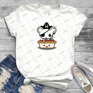 Rat De Tarte 12 - Vintage Men's Shirt Tshirt For Women Classic Handmade Shirt Retro Graphic Tee