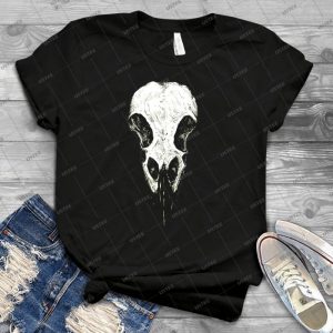 Raven Skull - Trending Shirt For Women Vintage Retro Tee For Men Kid's T-Shirt Handmade Shirt