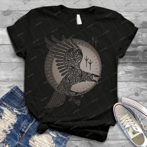 Raven T Shirt 22 - Vintage Men's Shirt Tshirt For Women Classic Handmade Shirt Retro Graphic Tee