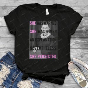 Rbg She Persisted  28 - Vintage Men's Shirt Tshirt For Women Classic Handmade Shirt Retro Graphic Tee