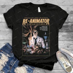 Re-Animator Tshirt  88 - Vintage Men's Shirt Tshirt For Women Classic Handmade Shirt Retro Graphic Tee