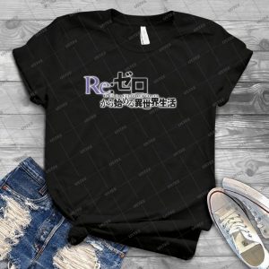 Re-Zero Logo - Best Unisex Trending Handmade T-shirt Gift Idea For Men T-shirt For Woman