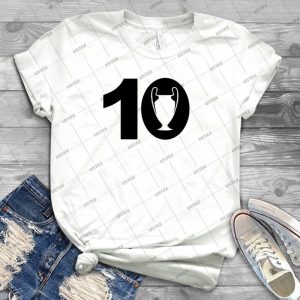 Real Madrid 10 Titles 57 - Trending Shirt For Women Vintage Retro Tee For Men Kid's T-Shirt Handmade Shirt