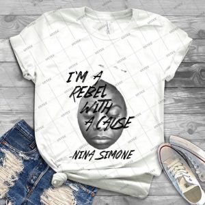 Rebel With A Cause - Face 95 - Best Unisex Trending Handmade T-shirt Gift Idea For Men T-shirt For Woman