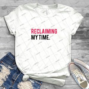 Reclaiming My Time 86 - Vintage Men's Shirt Tshirt For Women Classic Handmade Shirt Retro Graphic Tee