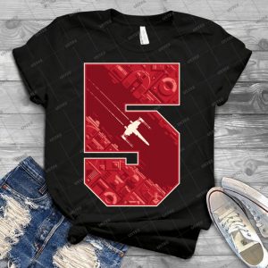 Red Five - Vintage Men's Shirt Tshirt For Women Classic Handmade Shirt Retro Graphic Tee