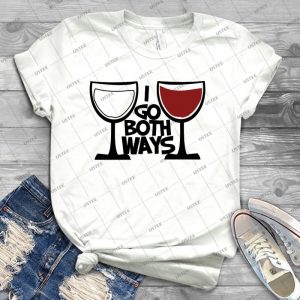 Red Wine And White Wine Drinker 71 - Trending Shirt For Women Vintage Retro Tee For Men Kid's T-Shirt Handmade Shirt
