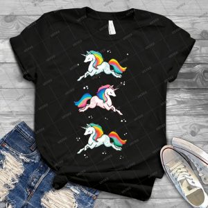 Regenbogen Einhrner 51 - Trending Shirt For Women Vintage Retro Tee For Men Kid's T-Shirt Handmade Shirt