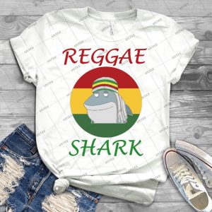 Reggae Shark Dreadlock - Best Unisex Trending Handmade T-shirt Gift Idea For Men T-shirt For Woman