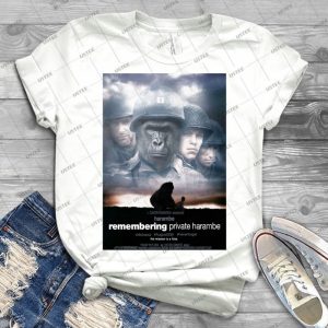 Remembering Private Harambe - Gift Idea Shirt For Men Tee For Women Classic Retro Vintage Graphic T-Shirt