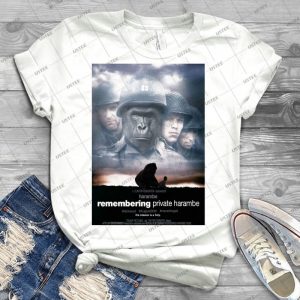 Remembering Private Harambe - Trending Shirt For Women Vintage Retro Tee For Men Kid's T-Shirt Handmade Shirt
