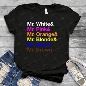 Reservoir Dogs Characters - Color - - Best Unisex Trending Handmade T-shirt Gift Idea For Men T-shirt For Woman