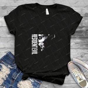 Resident Evil-20th Anniversary Minus Anniversary Text - Vintage Men's Shirt Tshirt For Women Classic Handmade Shirt Retro Graphic Tee