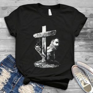 Rest In Peace Rick Grimes Thank For The Memories Handmade Shirt