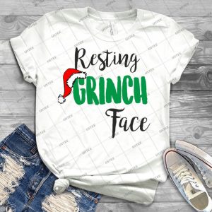 Resting Grinch Face - Best Unisex Trending Handmade T-shirt Gift Idea For Men T-shirt For Woman