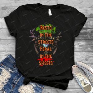 Resto Vs Feral - Best Unisex Trending Handmade T-shirt Gift Idea For Men T-shirt For Woman