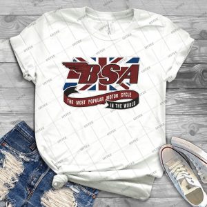 Retro Bsa Motorcycle - Best Unisex Trending Handmade T-shirt Gift Idea For Men T-shirt For Woman